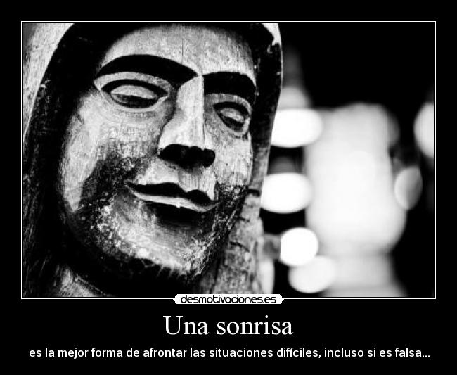 Una sonrisa -