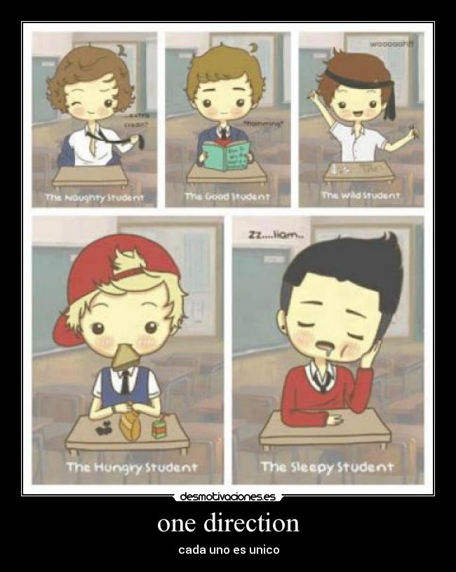 one direction - cada uno es unico