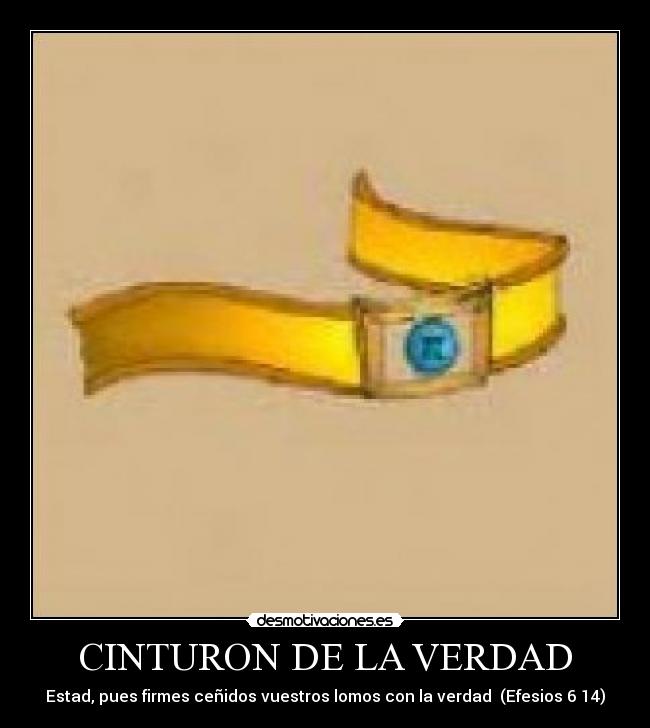 CINTURON DE LA VERDAD - 