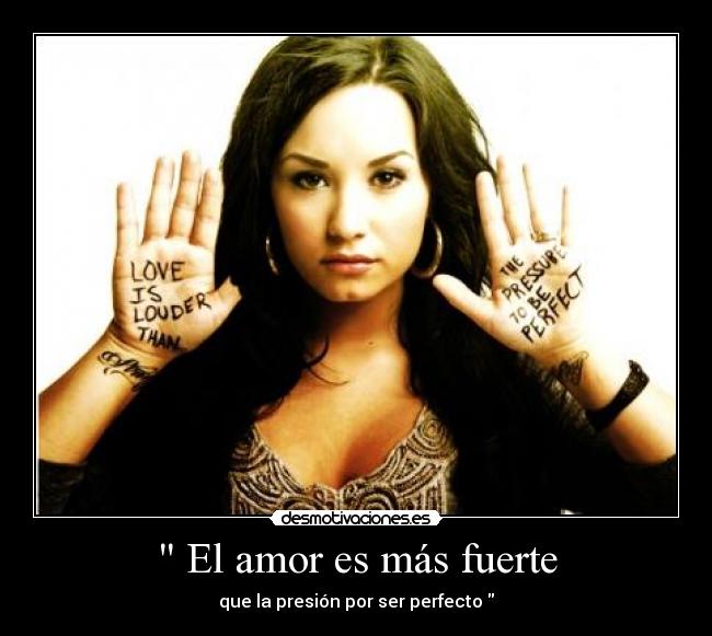  El amor es más fuerte - que la presión por ser perfecto 