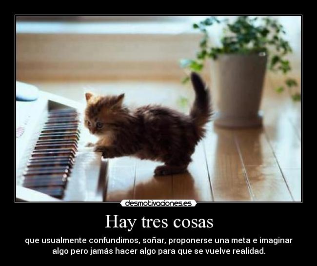 Hay tres cosas - 