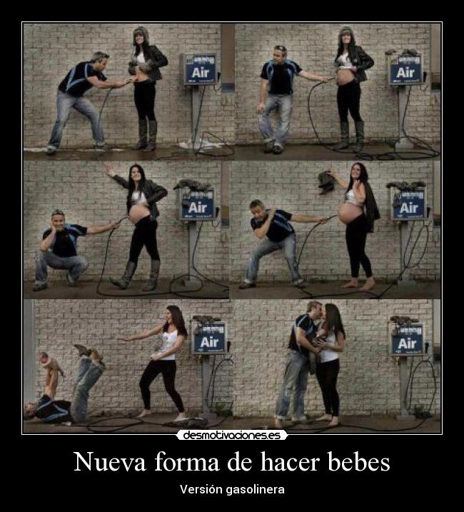 Nueva forma de hacer bebes - Versión gasolinera