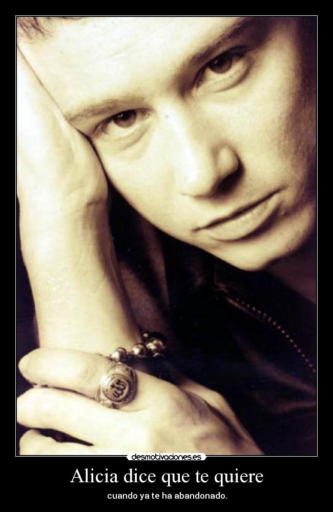 Alicia dice que te quiere -
