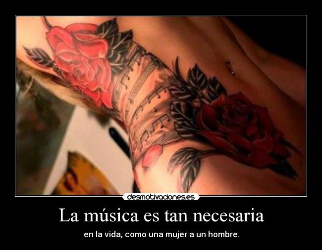 La música es tan necesaria - en la vida, como una mujer a un hombre.