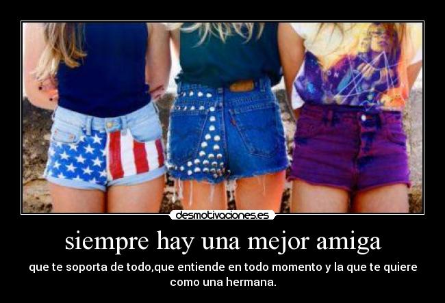 siempre hay una mejor amiga -