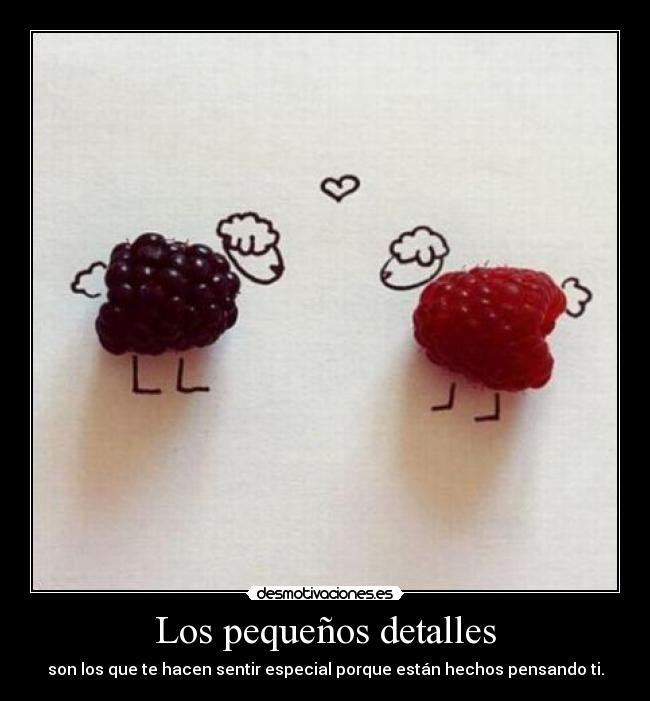 Los pequeños detalles - 
