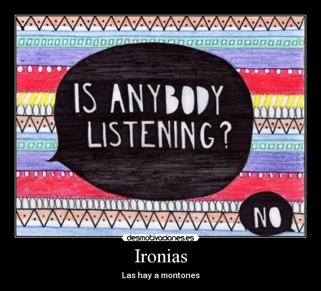 Ironias - Las hay a montones