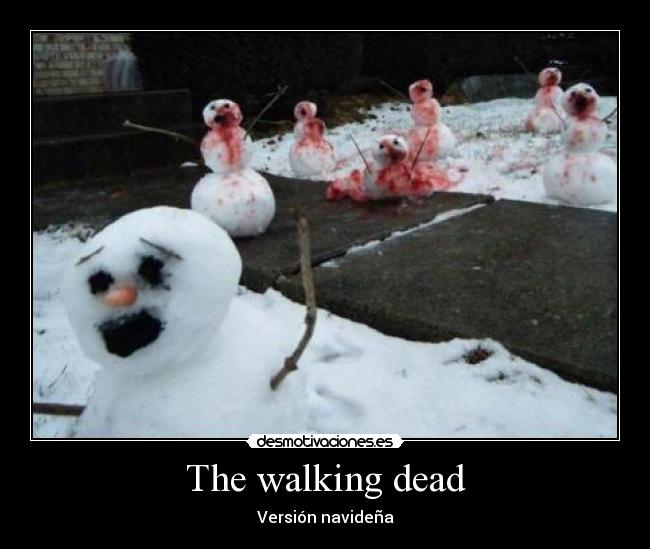 The walking dead - Versión navideña