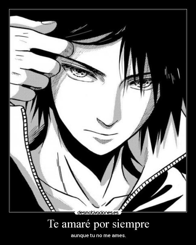 Te amaré por siempre - aunque tu no me ames.