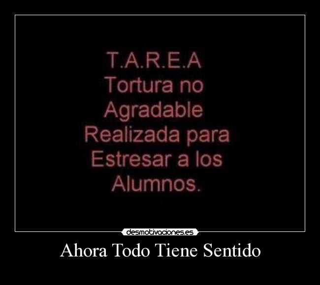 Ahora Todo Tiene Sentido -