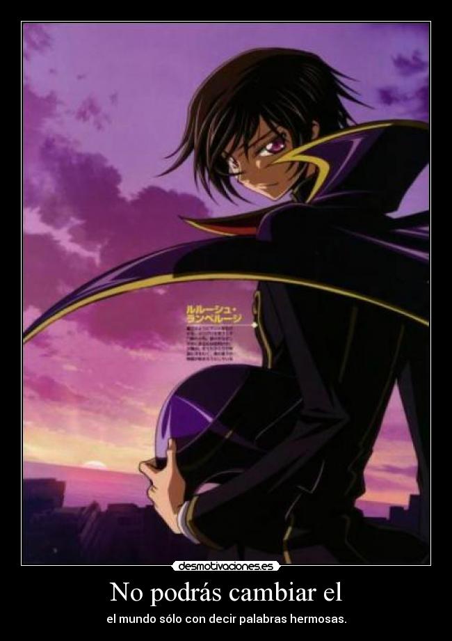 No podrás cambiar el - 