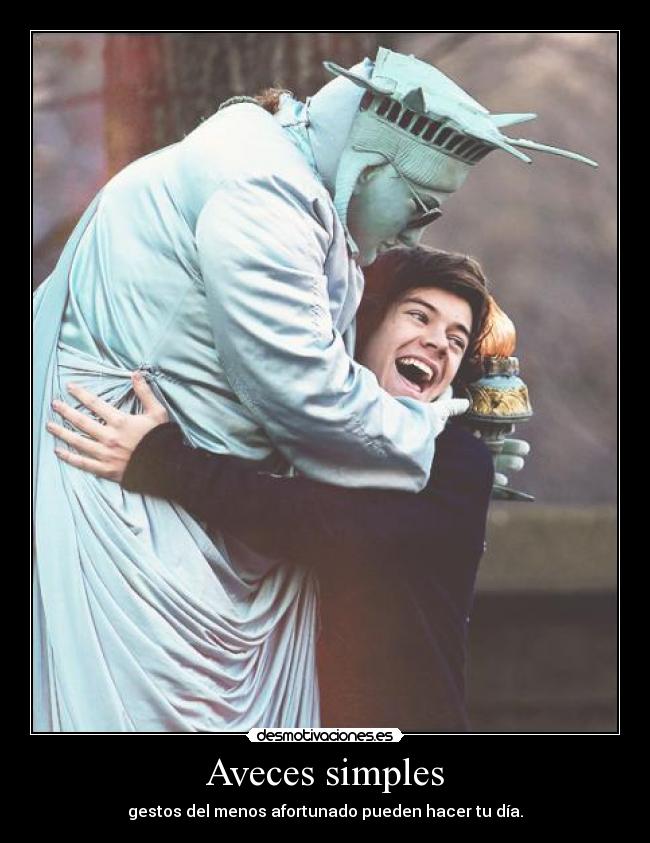 Aveces simples - gestos del menos afortunado pueden hacer tu día.