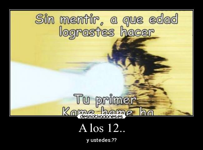 A los 12.. - 
