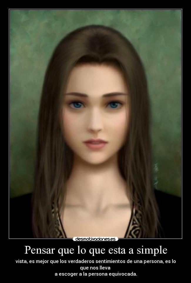 Pensar que lo que esta a simple -