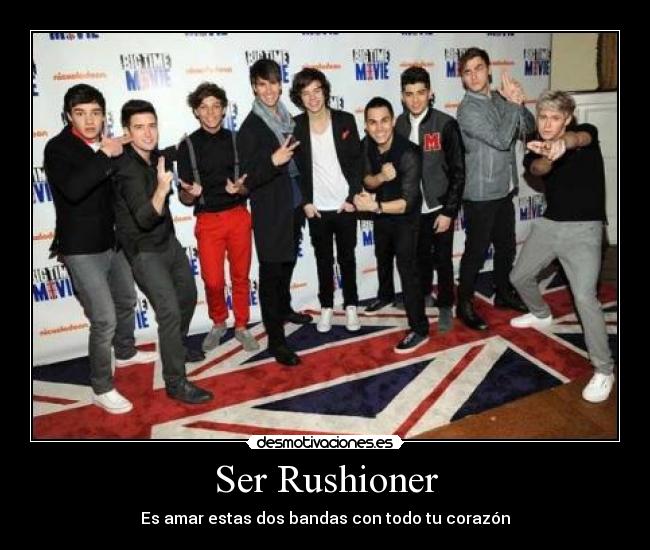 Ser Rushioner - Es amar estas dos bandas con todo tu corazón