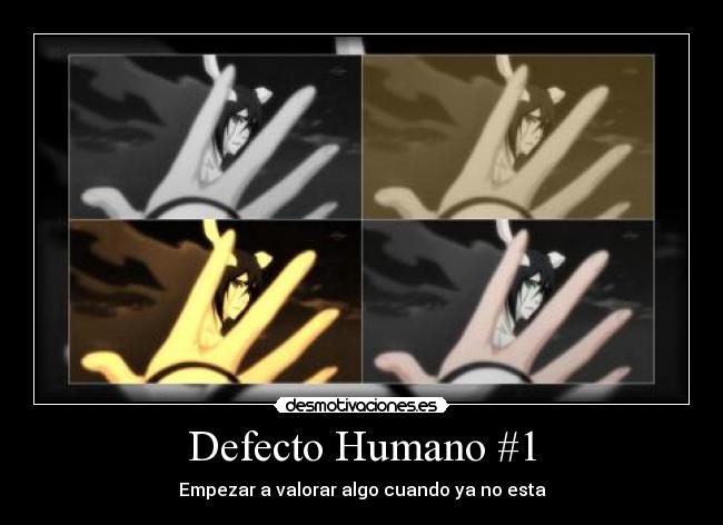 Defecto Humano #1 -