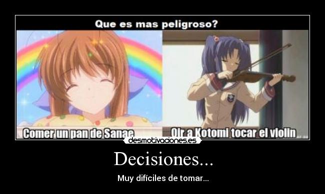 Decisiones... - 