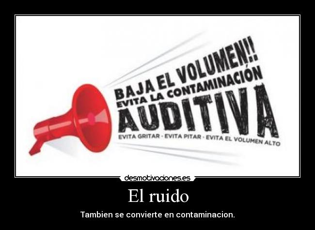 El ruido -