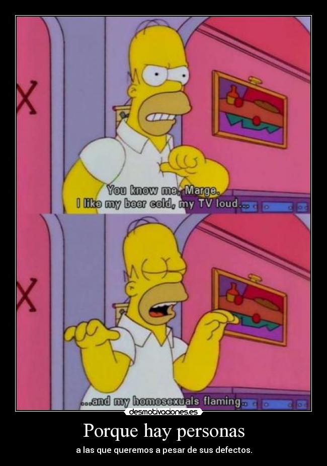 Porque hay personas -