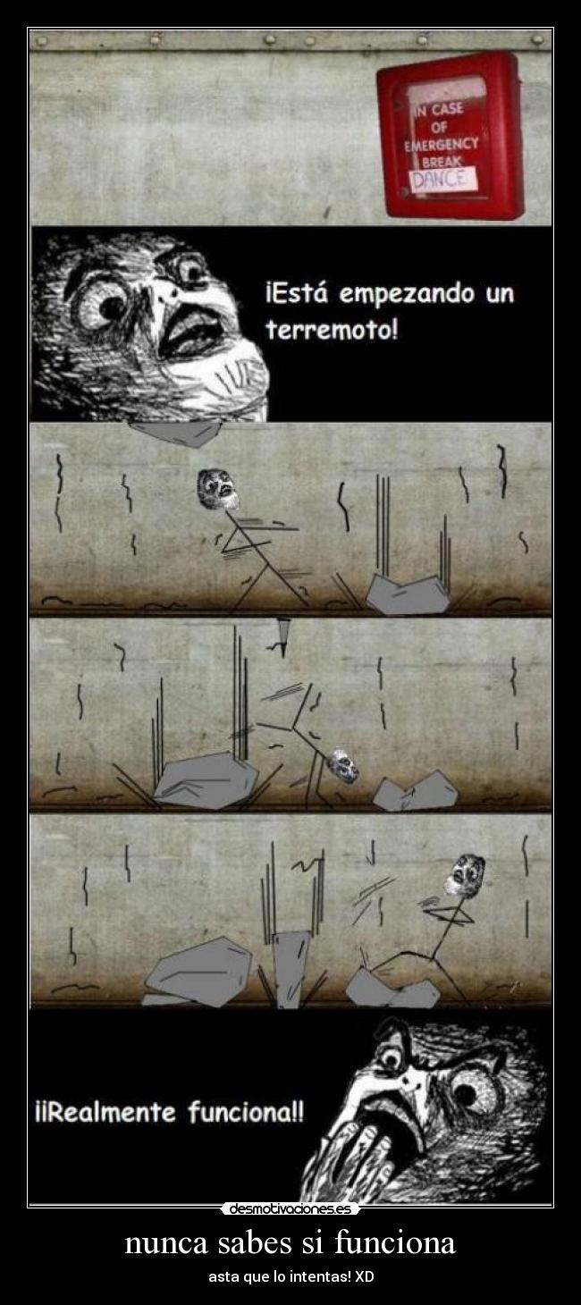 nunca sabes si funciona - 