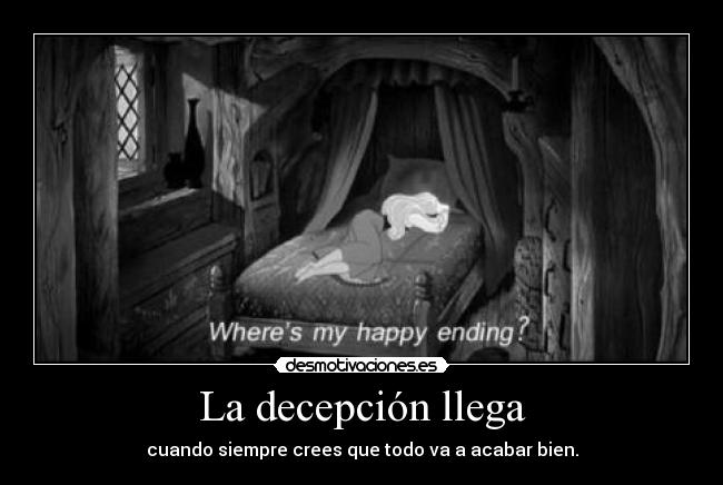 La decepción llega - 