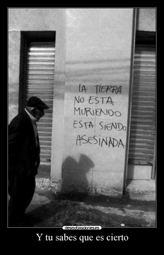 Y tu sabes que es cierto -