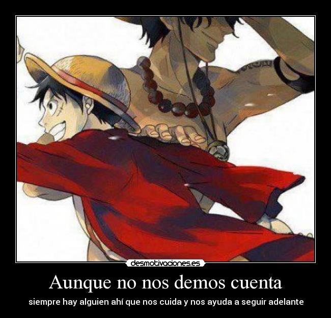 Aunque no nos demos cuenta - siempre hay alguien ahí que nos cuida y nos ayuda a seguir adelante