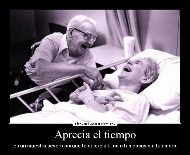 Aprecia el tiempo -