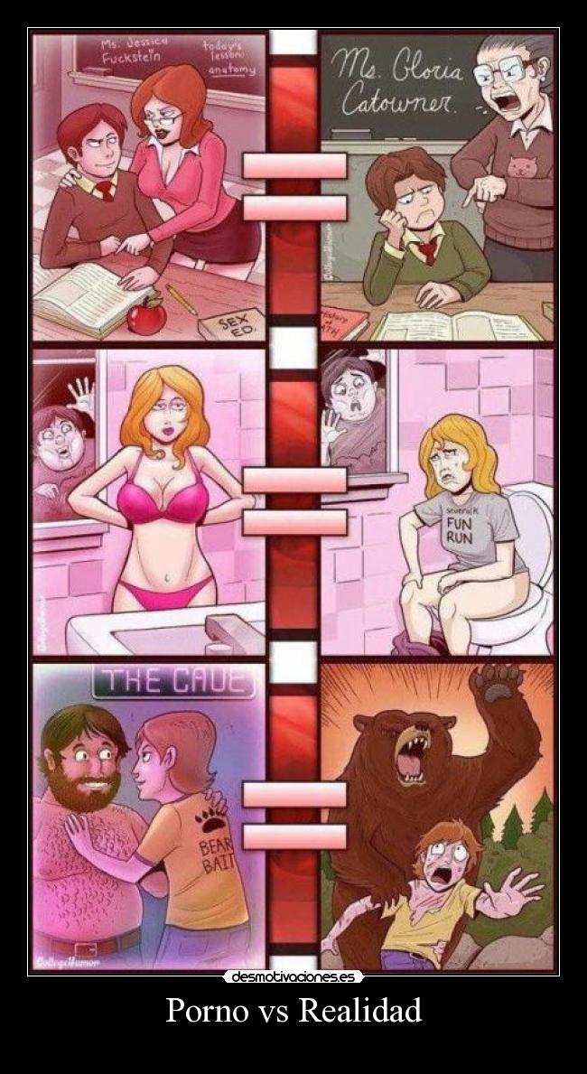 Porno vs Realidad -
