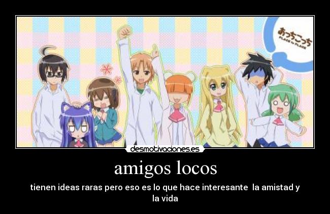 carteles amigos acchi kocchi desmotivaciones