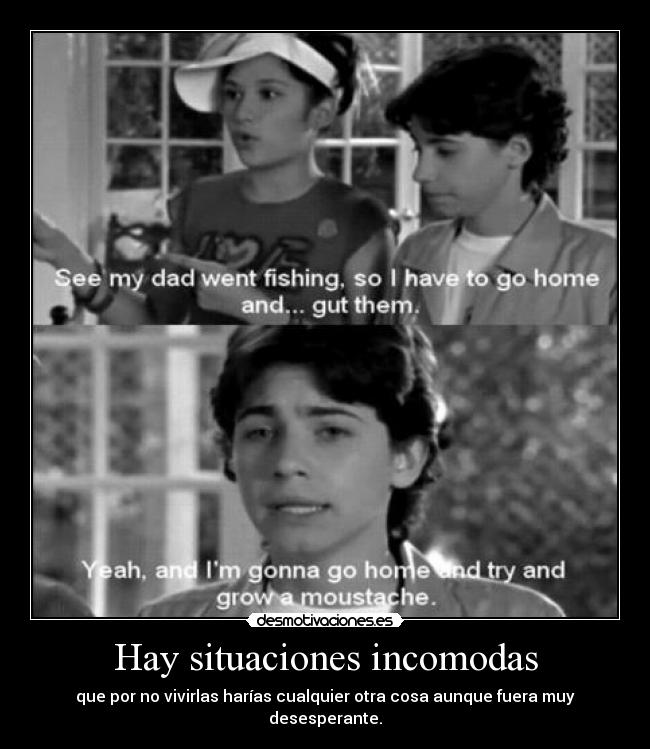 Hay situaciones incomodas - 