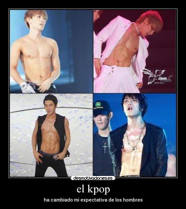el kpop - ha cambiado mi expectativa de los hombres