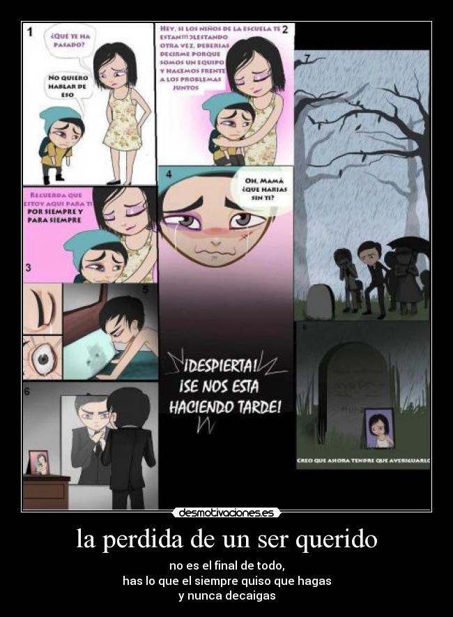 la perdida de un ser querido - 