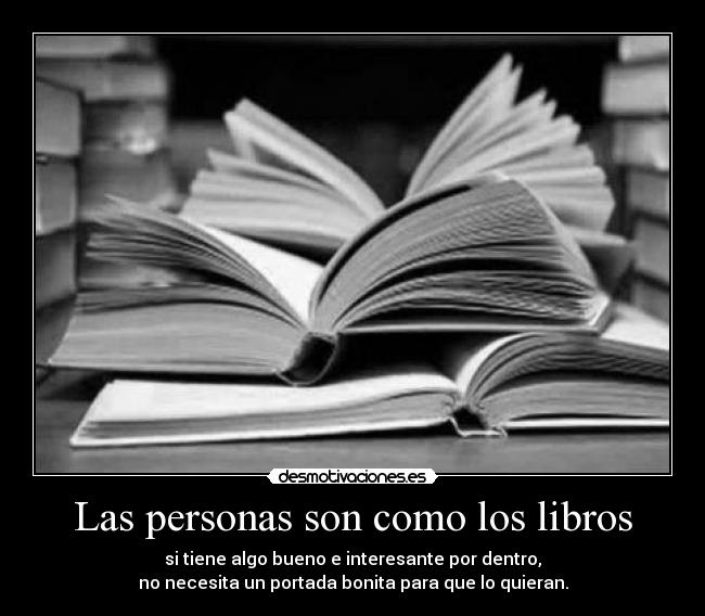 Las personas son como los libros - 