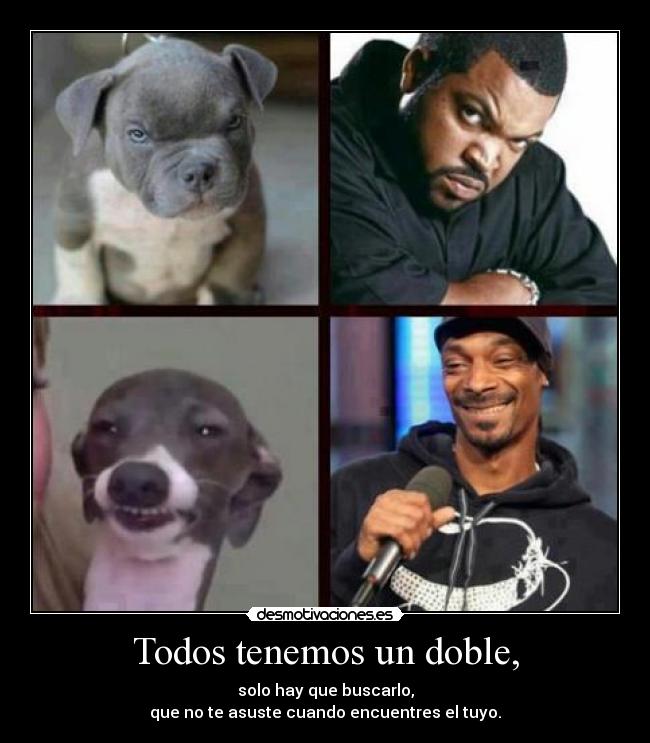 Todos tenemos un doble, - 