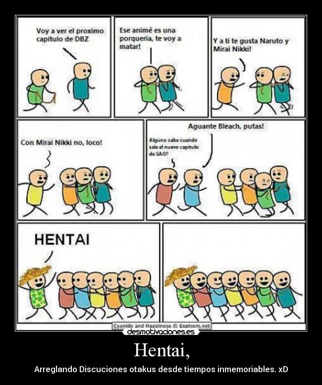 Hentai, - Arreglando Discuciones otakus desde tiempos inmemoriables. xD