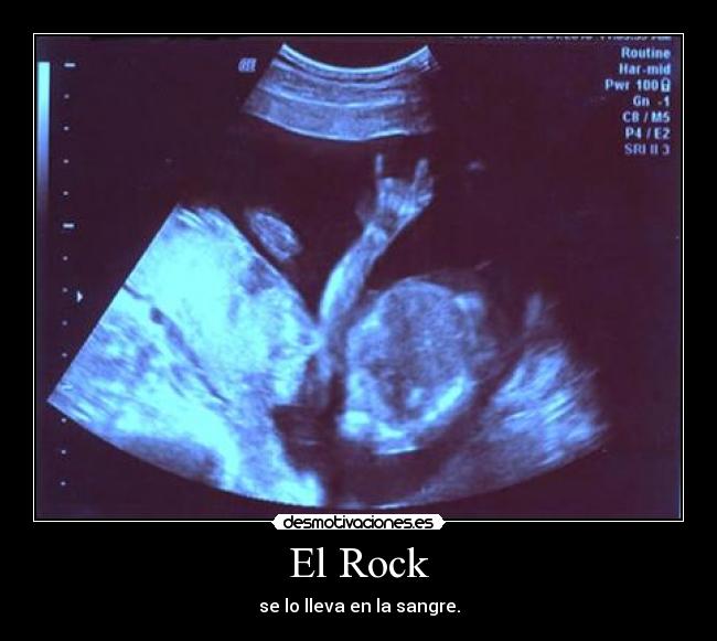 El Rock - se lo lleva en la sangre.
