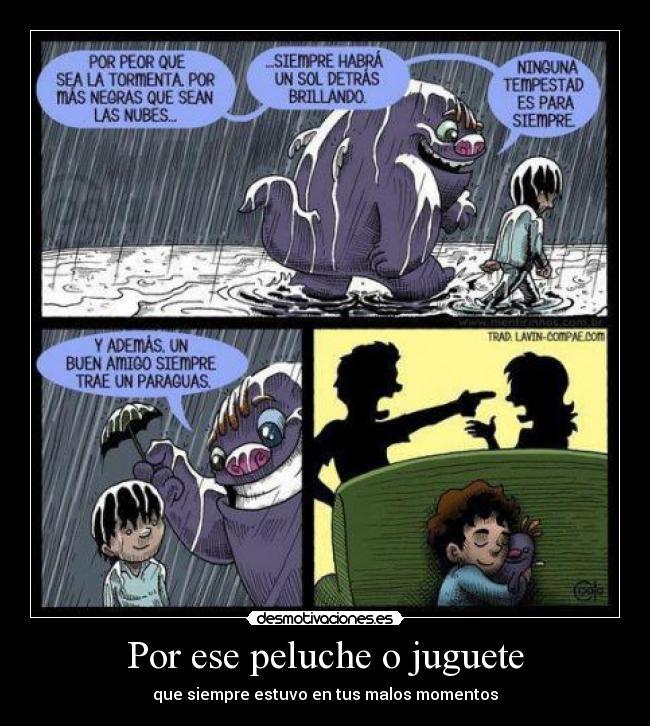 Por ese peluche o juguete -