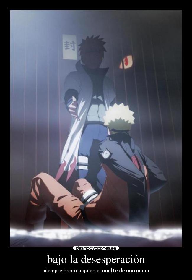 bajo la desesperación - siempre habrá alguien el cual te de una mano