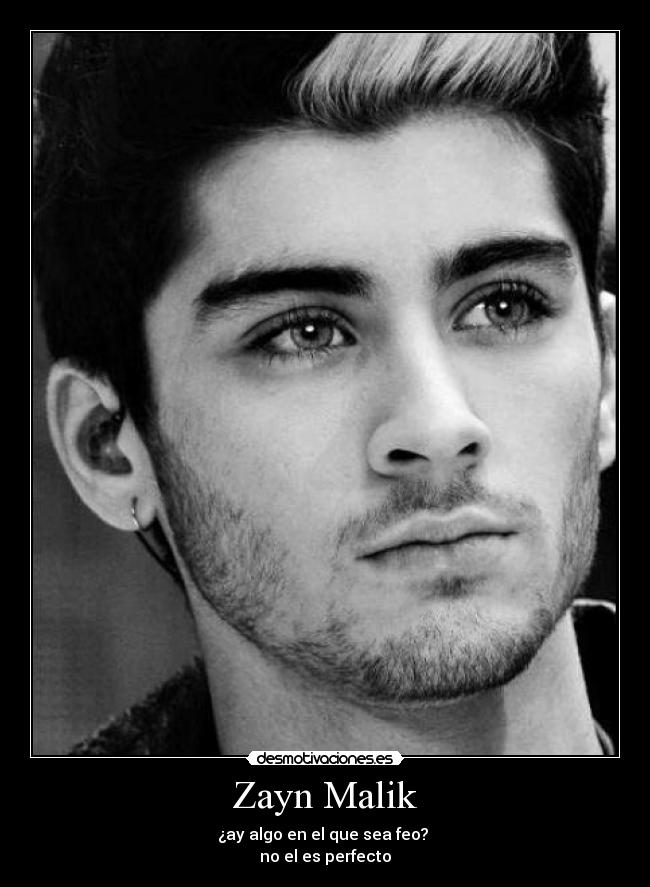 Zayn Malik - ¿ay algo en el que sea feo?
no el es perfecto