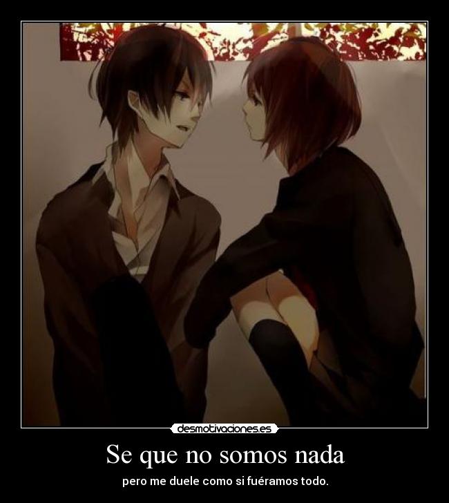 Se que no somos nada - 