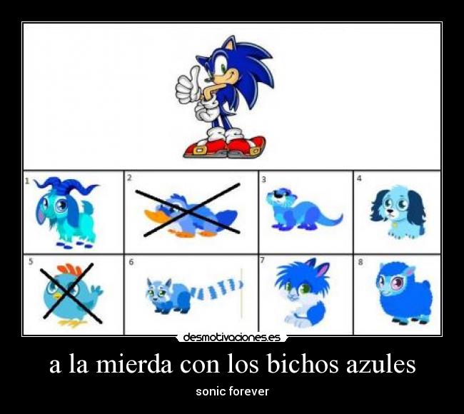 a la mierda con los bichos azules -