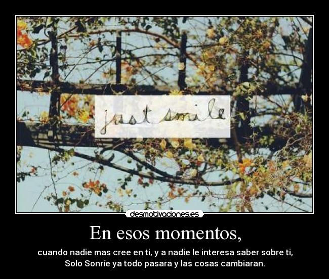 carteles just smile desmotivaciones