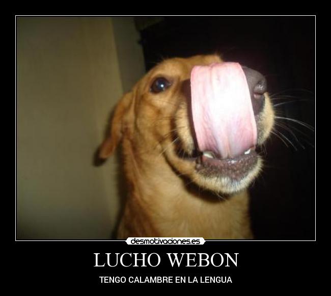 LUCHO WEBON - TENGO CALAMBRE EN LA LENGUA