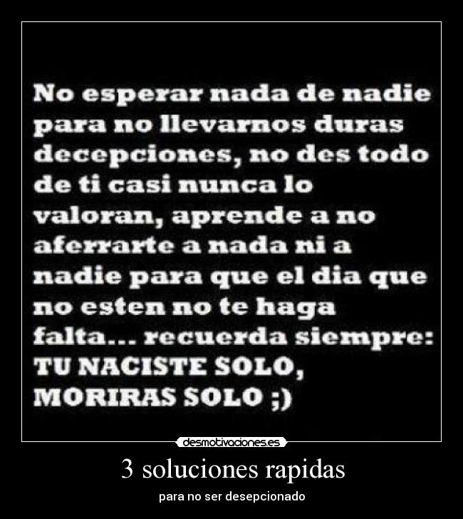 3 soluciones rapidas -