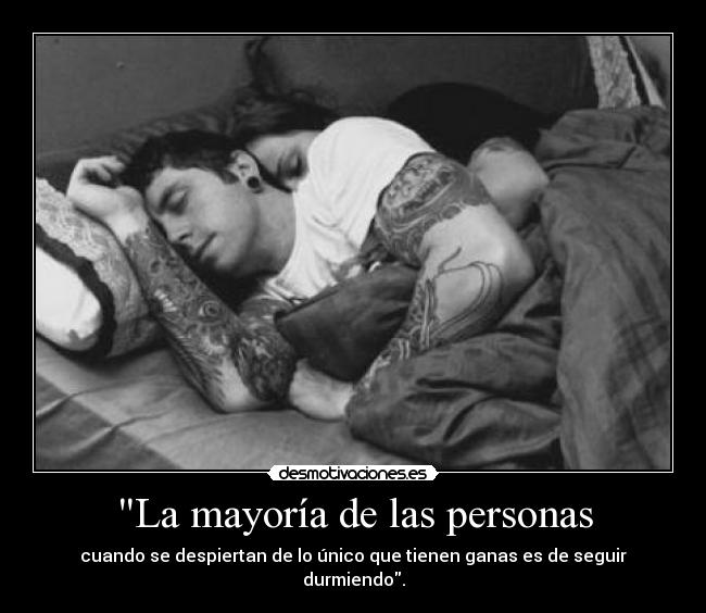 La mayoría de las personas - 