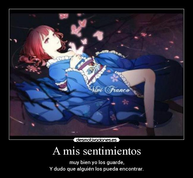 A mis sentimientos - 
