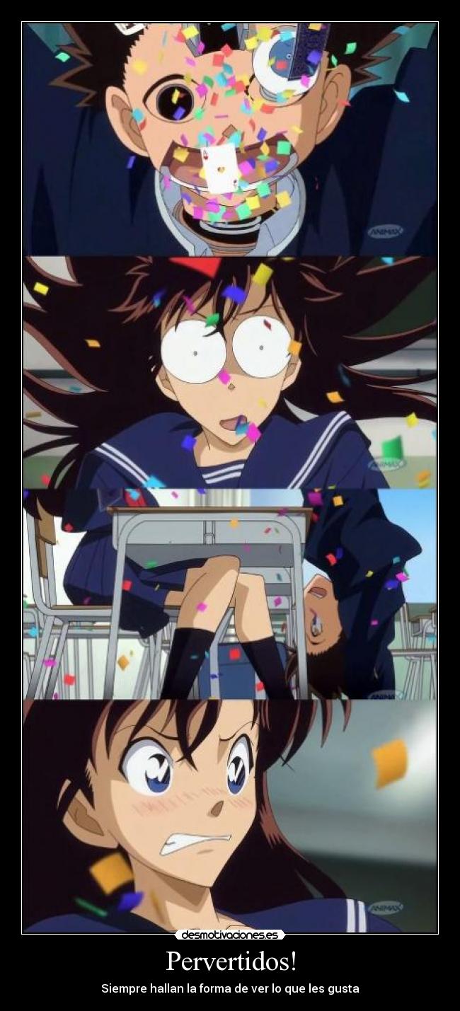 Pervertidos! - Siempre hallan la forma de ver lo que les gusta