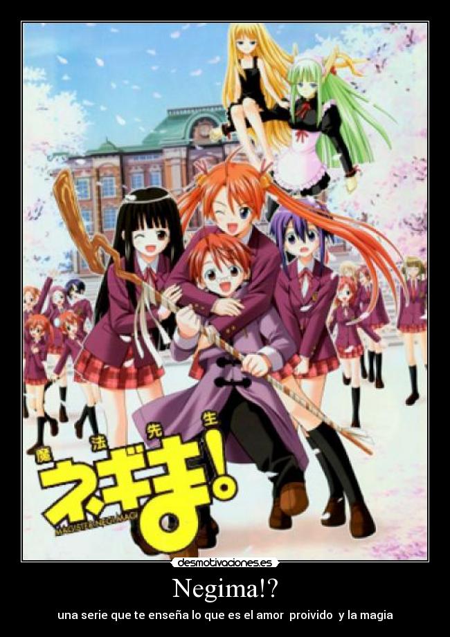 Negima!? - una serie que te enseña lo que es el amor proivido y la magia
