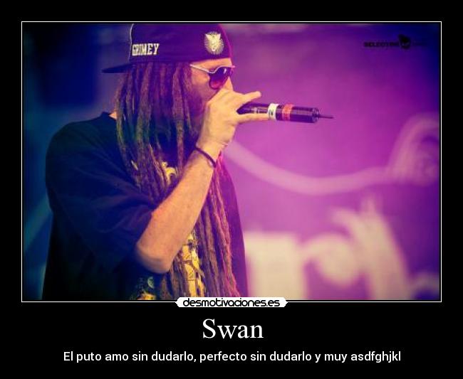Swan - El puto amo sin dudarlo, perfecto sin dudarlo y muy asdfghjkl